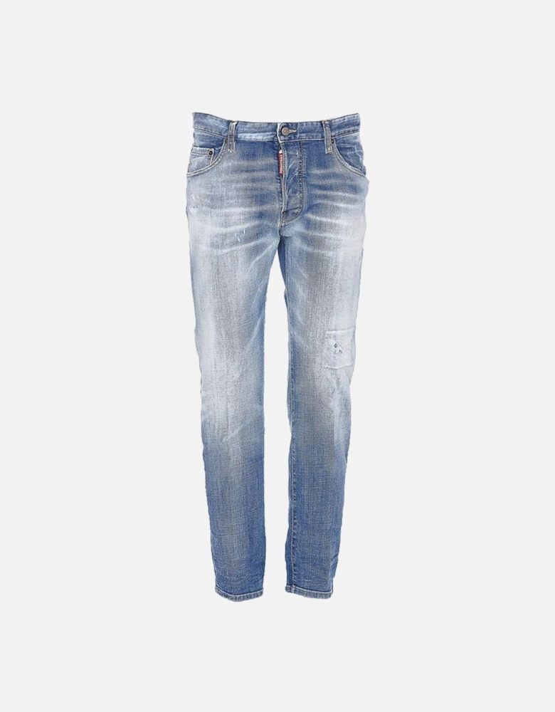 Light Clean Wash Cool guy Jeans in Blue