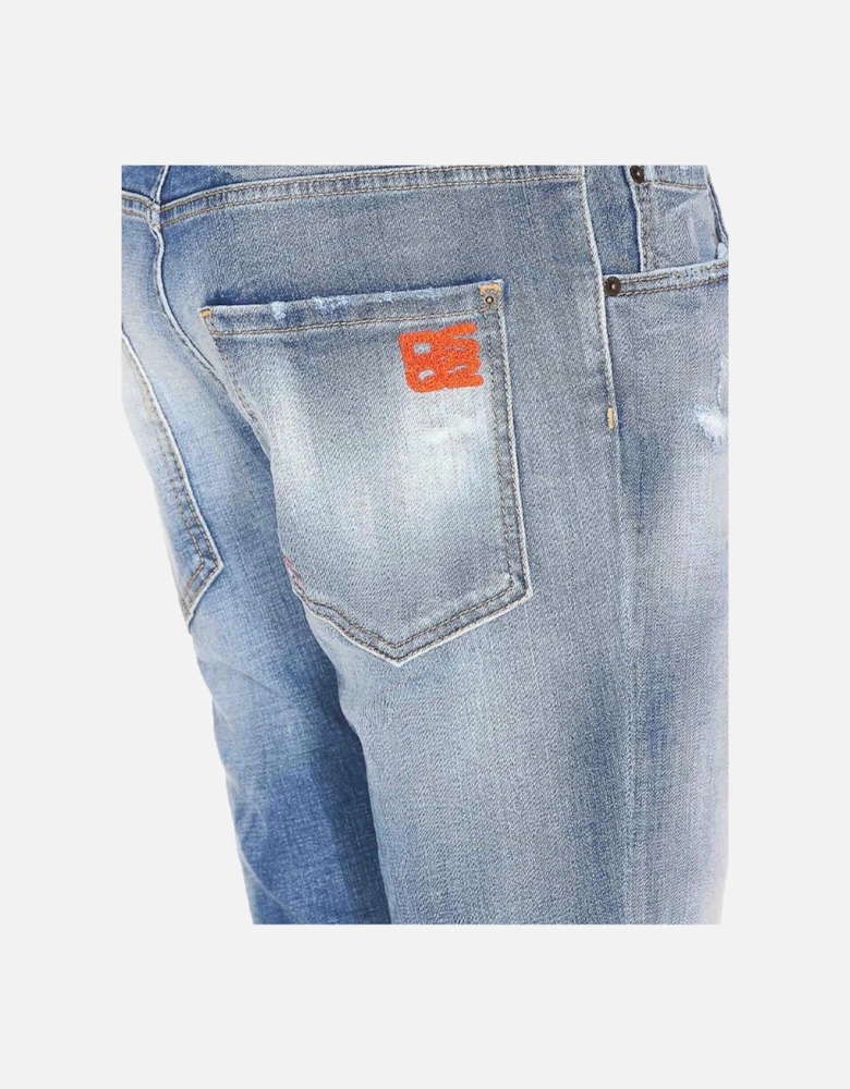 Light Clean Wash Cool guy Jeans in Blue