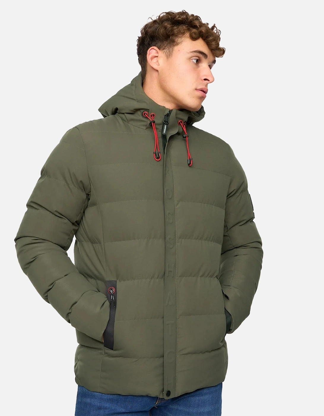 Mens Kampleys Embossed Padded Jacket, 5 of 4