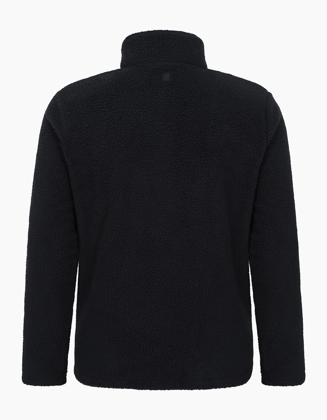 Mountain Warehouse Men's Mountain Warehouse Mens Ted Borg Half Zip Fleece Top - Black