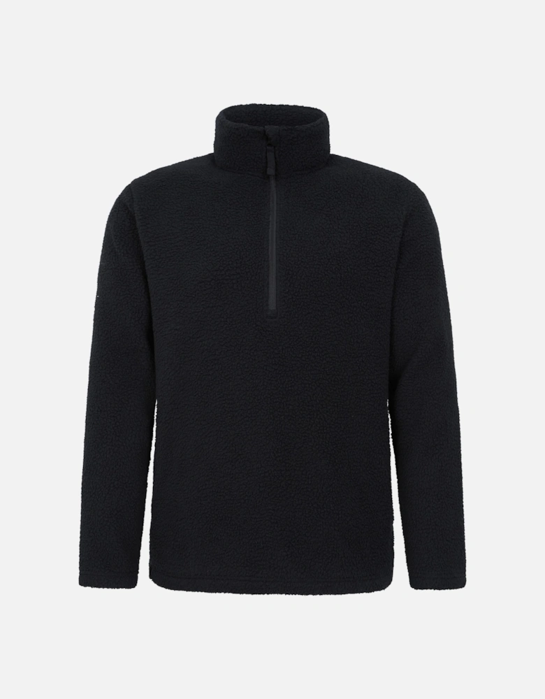 Mens Ted Borg Half Zip Fleece Top