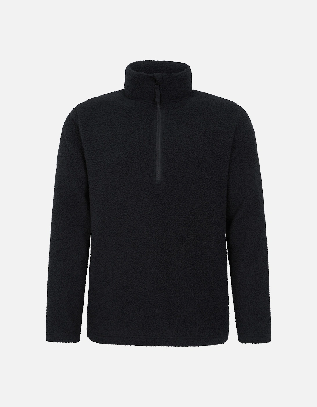 Mens Ted Borg Half Zip Fleece Top, 4 of 3