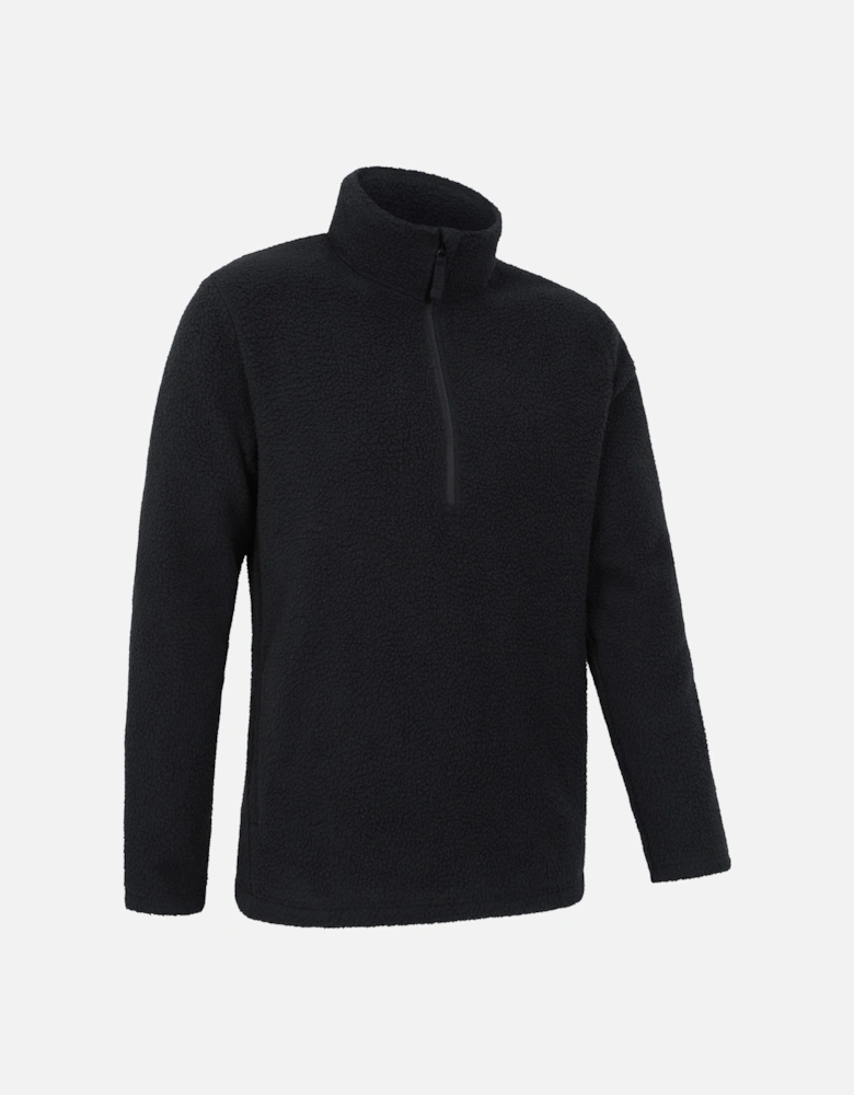 Mens Ted Borg Half Zip Fleece Top