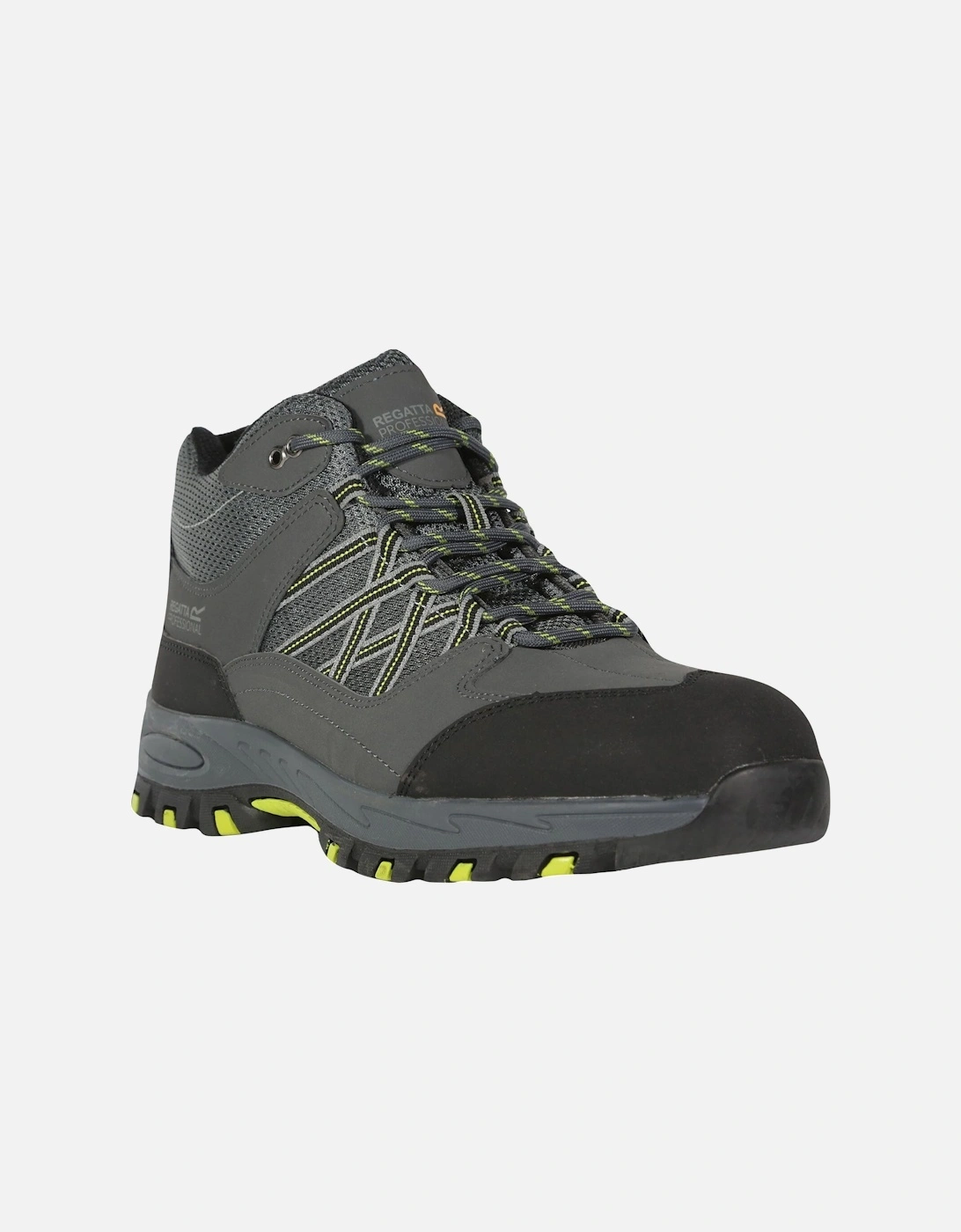 Mens Sandstone Safety Boots, 6 of 5