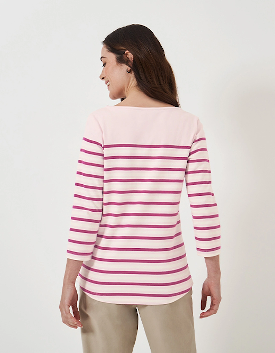 Women's Ultimate Breton Pink Stripe