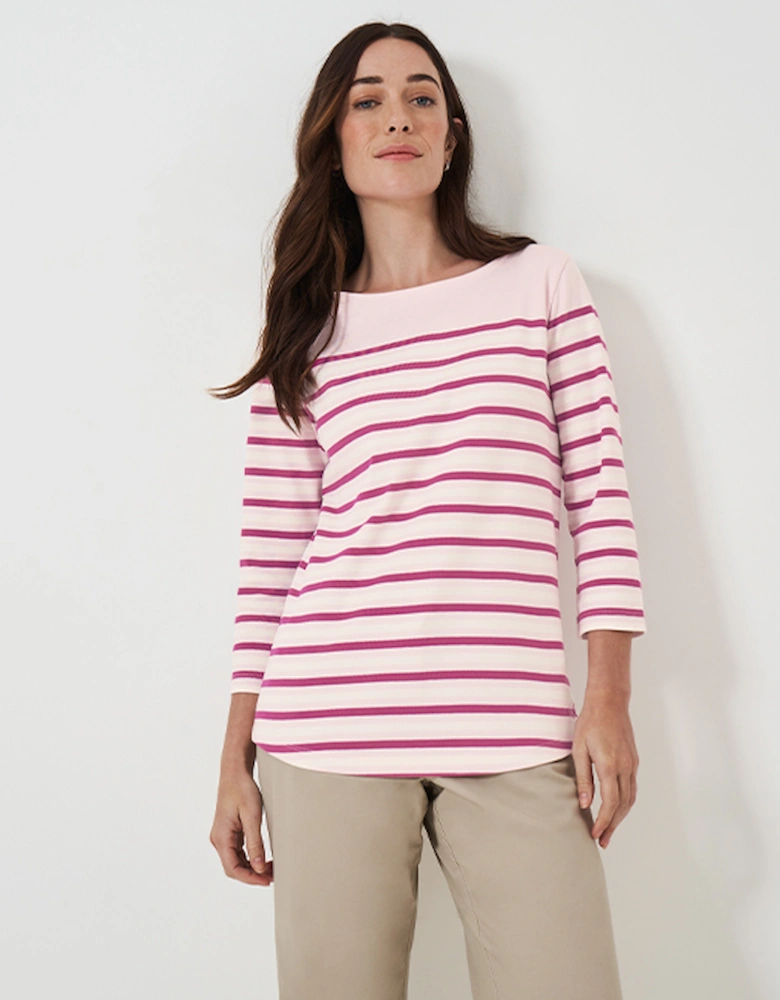 Women's Ultimate Breton Pink Stripe