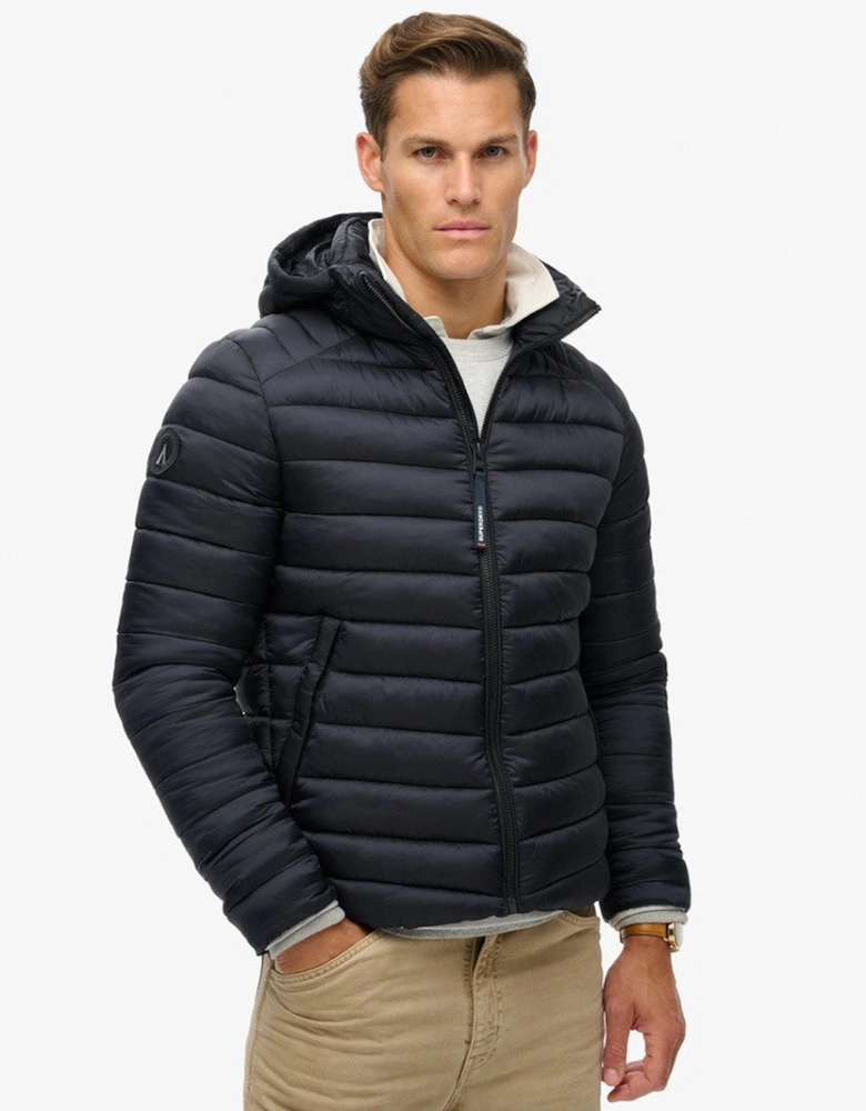 Men's Hooded Fuji Sport Padded Jacket Eclipse Navy