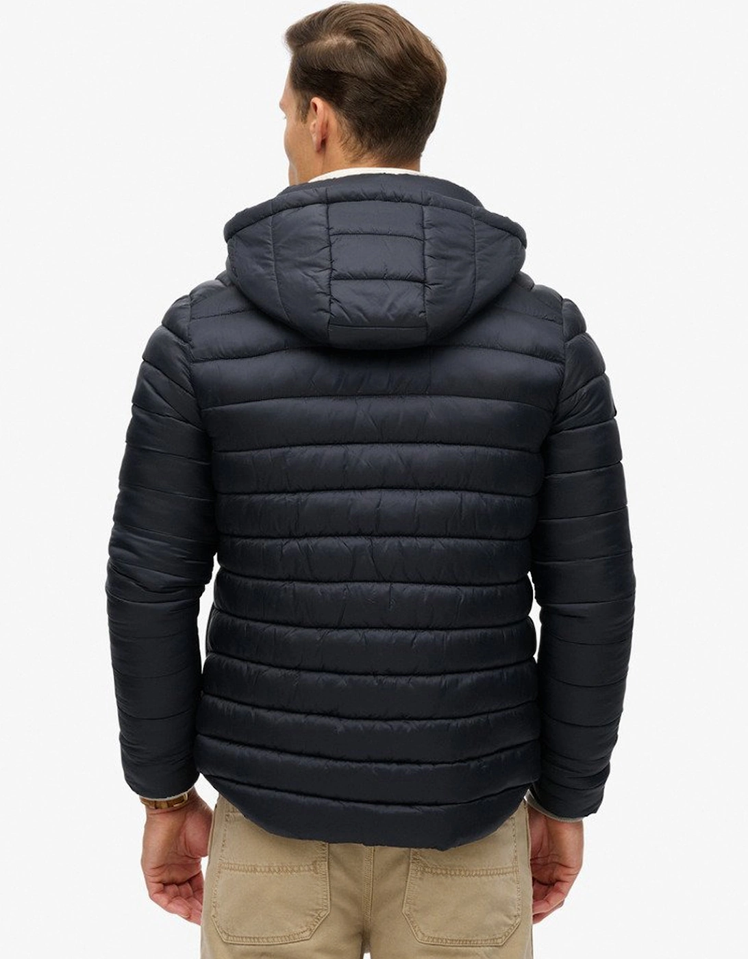 Men's Hooded Fuji Sport Padded Jacket Eclipse Navy