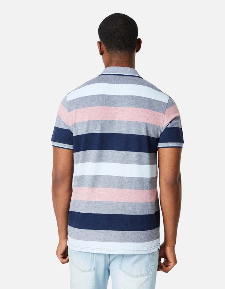 Mens Barbados Stripe Polo Shirt