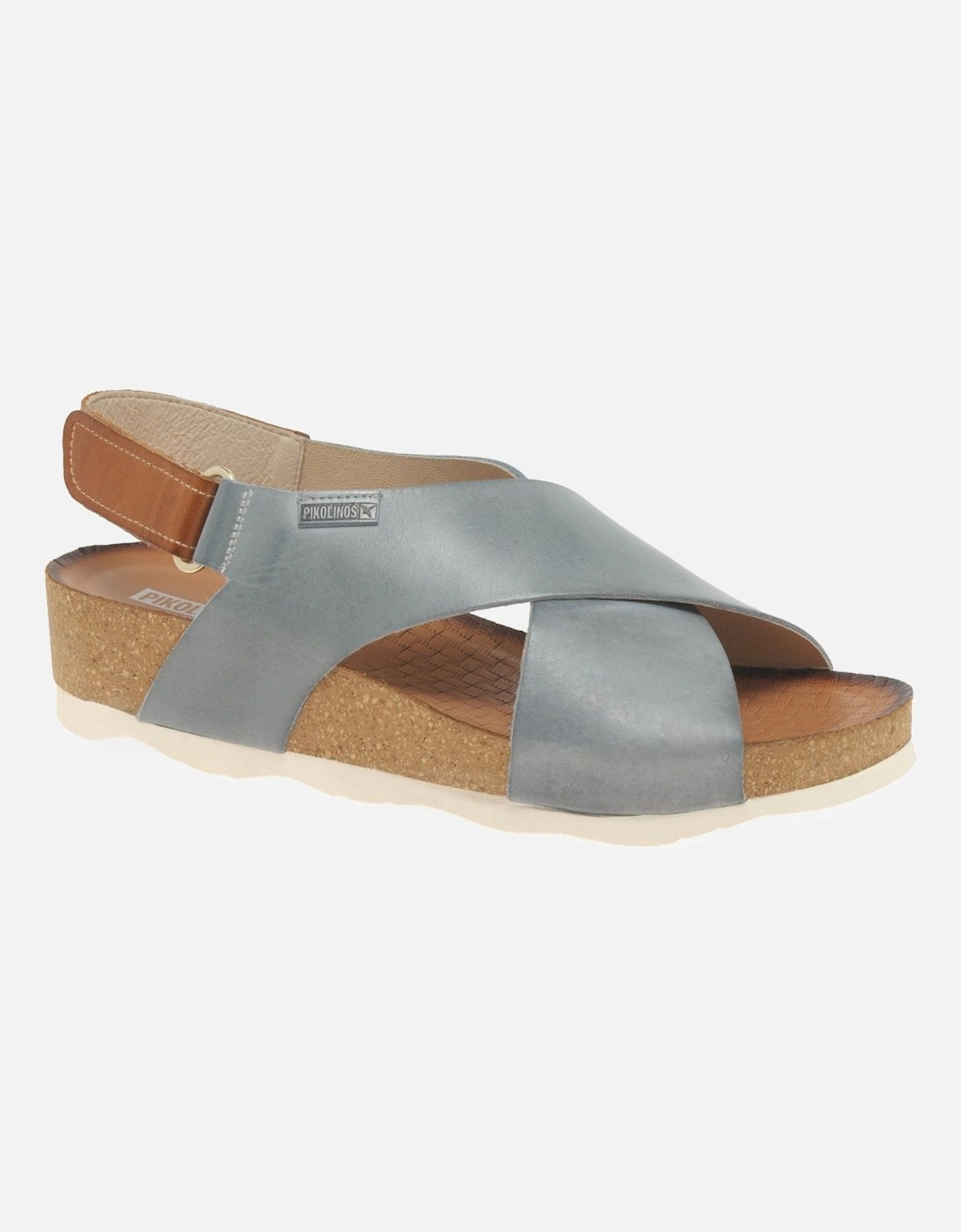 Pikolinos Women's Castell Womens Wedge Heel Sandals - Grey - Size: 5
