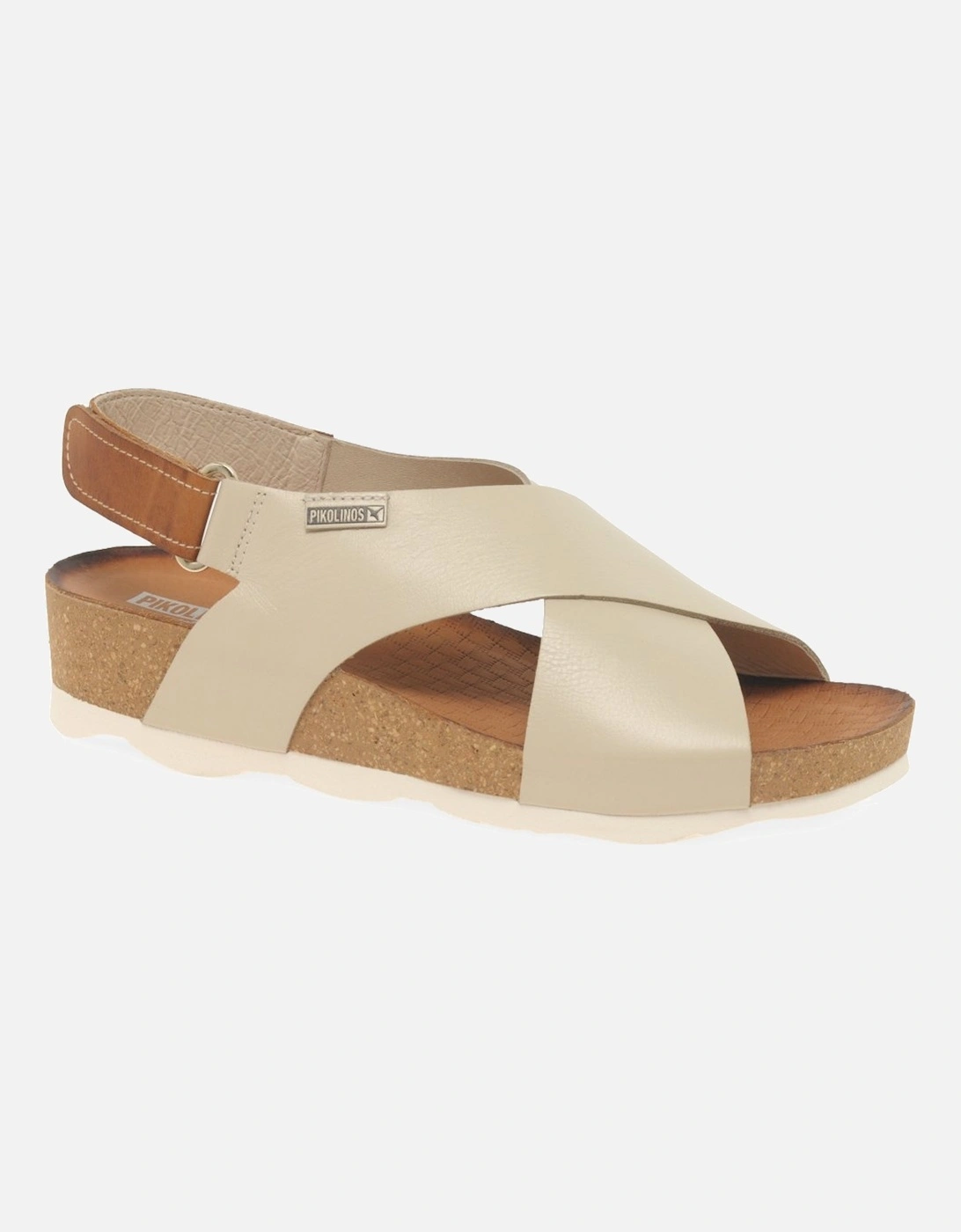 Pikolinos Women's Tan Castell Wedge Heel Sandals - : 4 Size 4