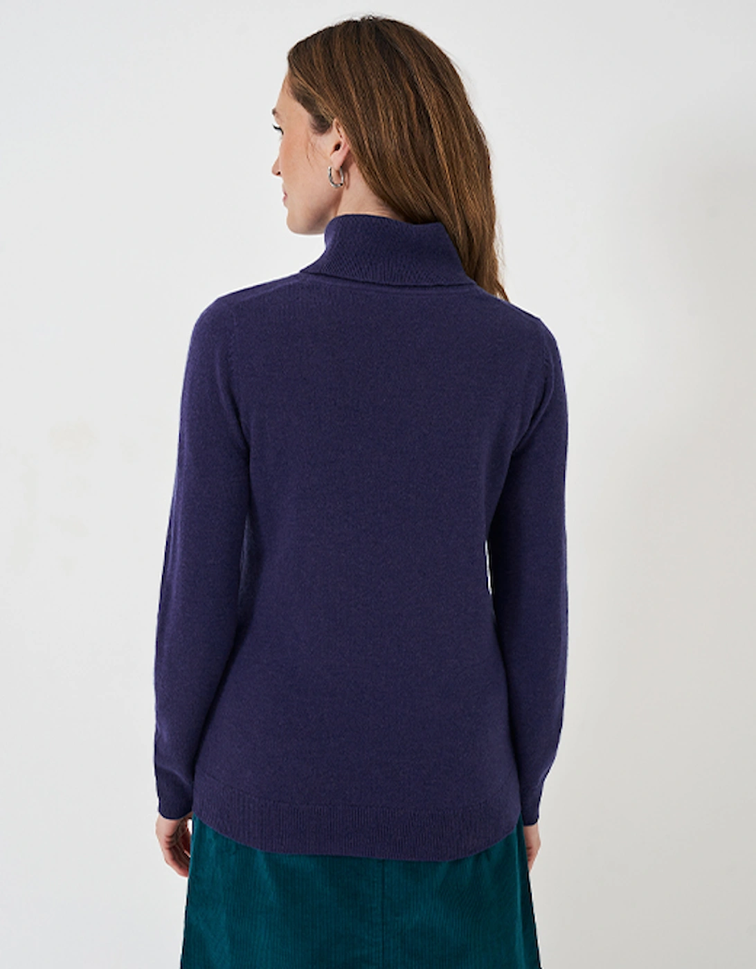 Women's Libby Roll Neck Jumper Navy