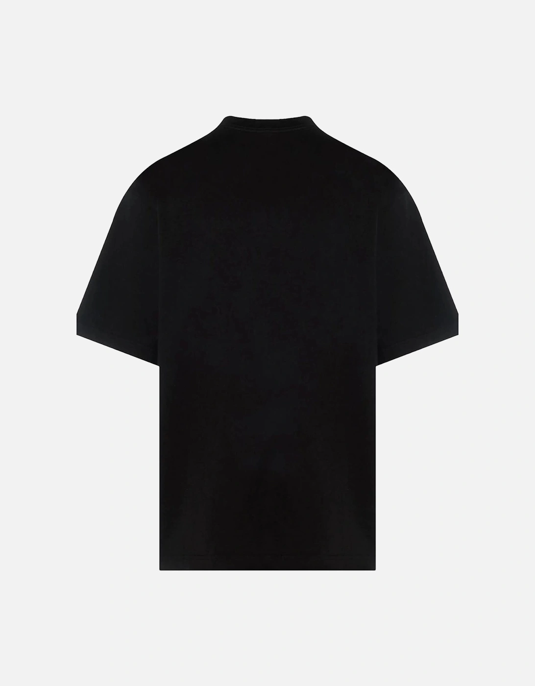 Balenciaga Reversed Logo Print T-Shirt in Black