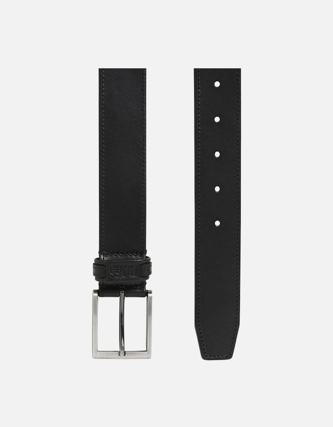 Men's Senol Black Leather Belt