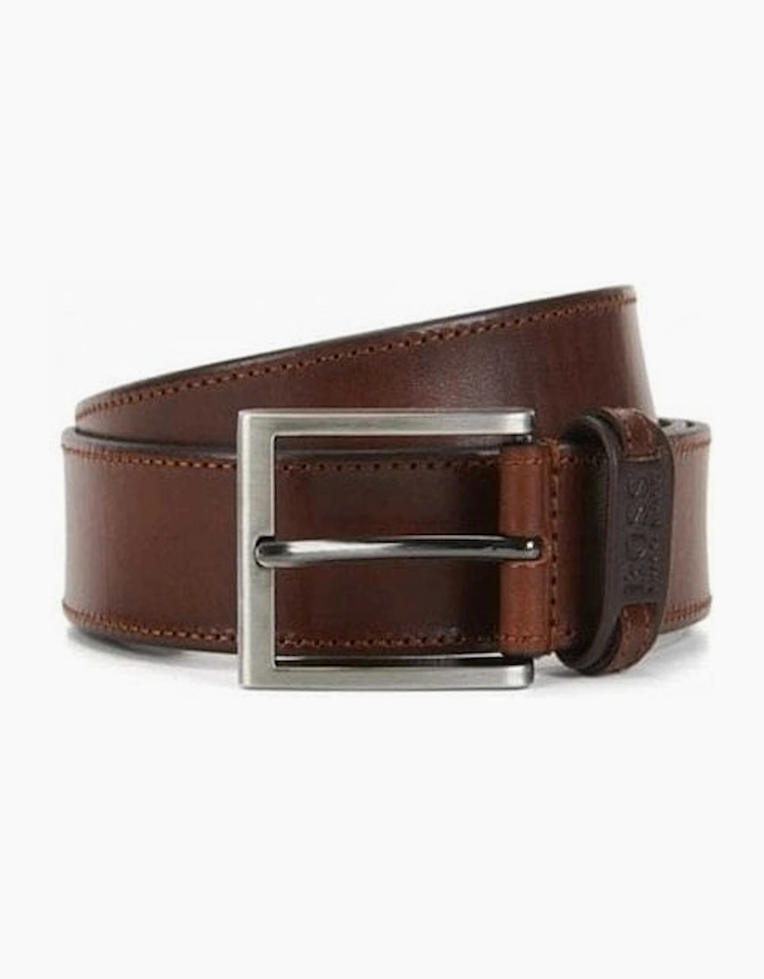 Hugo Boss Men's Brown Senol Meduim Belt - Size: 85-32Inch
