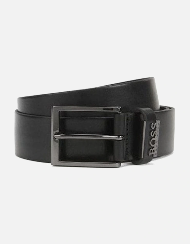 Men's Senol Black Leather Belt