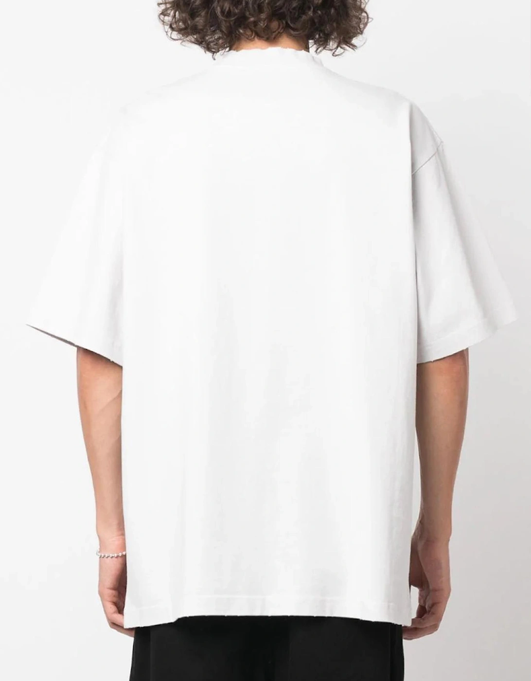 Reverse Logo Print T-Shirt in White