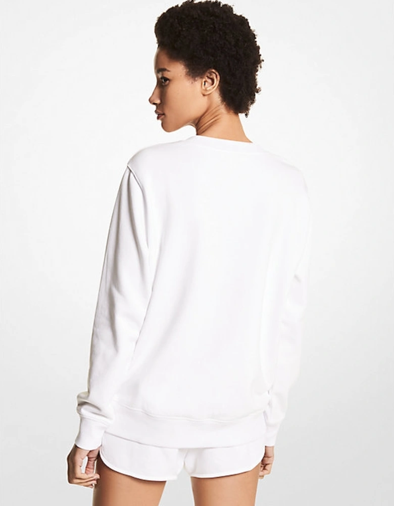 PRIDE Embellished Organic Cotton Terry Sweatshirt