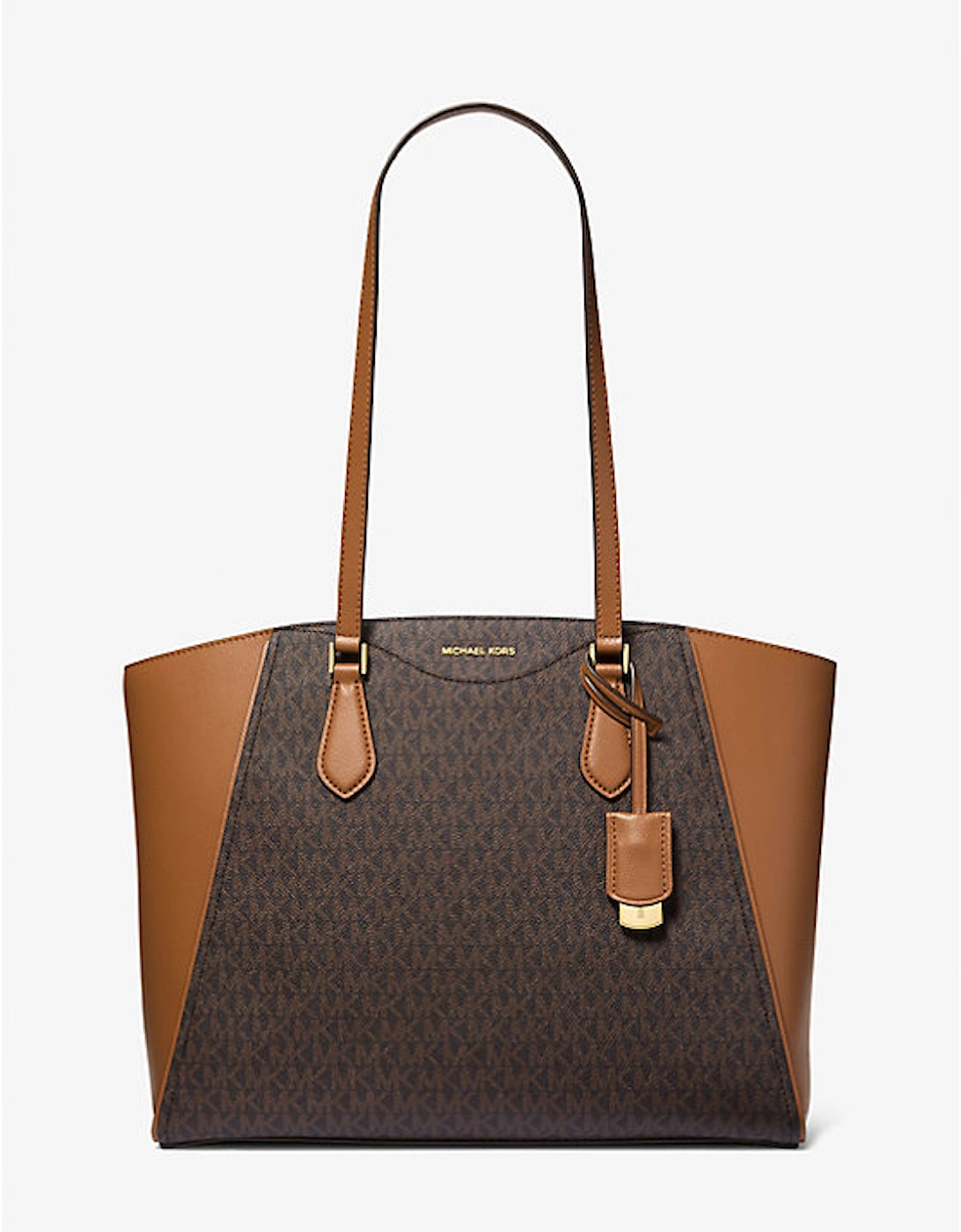 Taryn Large Signature Logo and Leather Tote Bag, 2 of 1