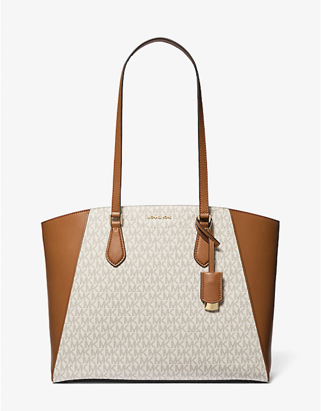 Taryn Large Signature Logo and Leather Tote Bag, 2 of 1