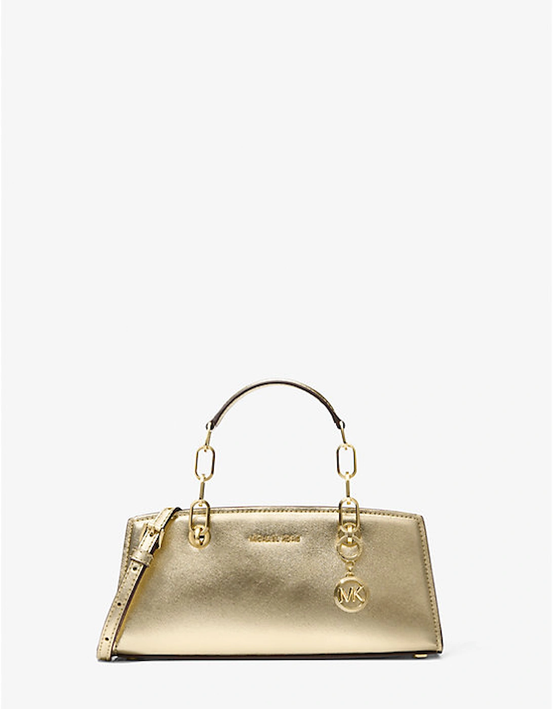 Cynthia Small Metallic Leather Crossbody Bag, 2 of 1