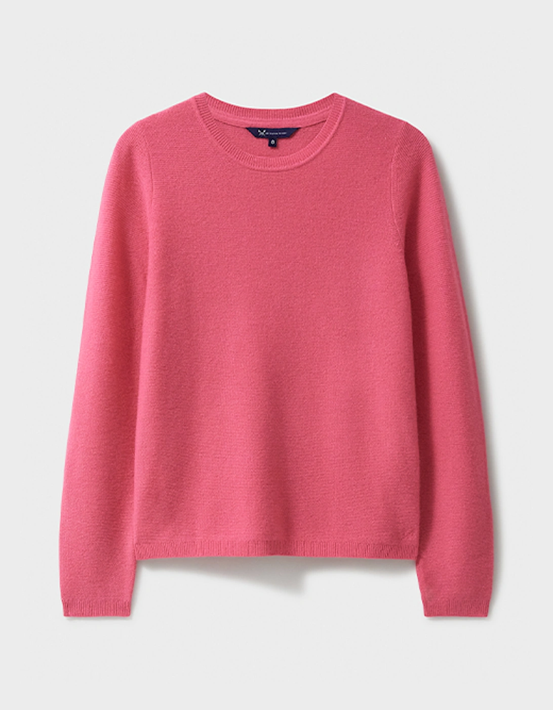 Women's Harmony Merino Wool Blend Crew Neck Jumper Pink