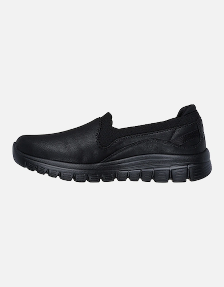 Graceful Leaning In Microleather Slip On Black