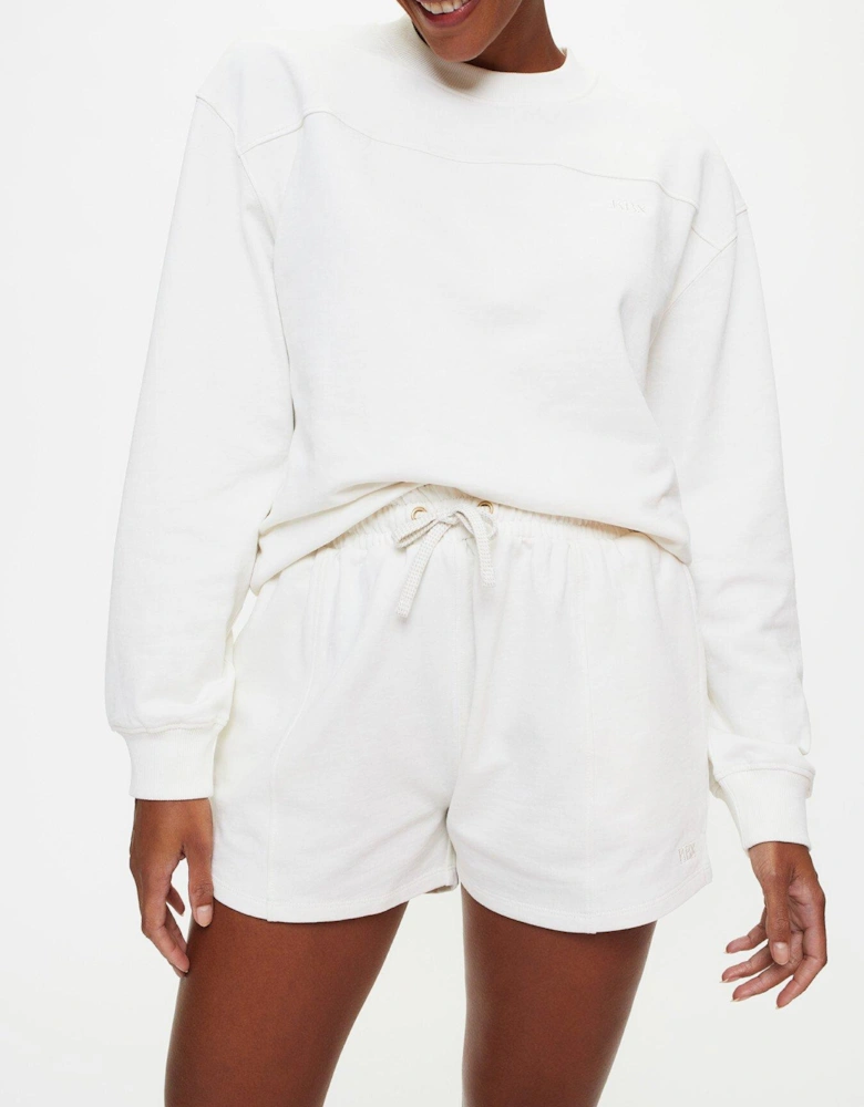 Jessica Sweat Short - White