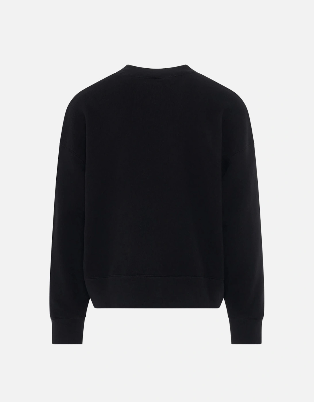 Bear Crew Neck Sweatshirt in Black