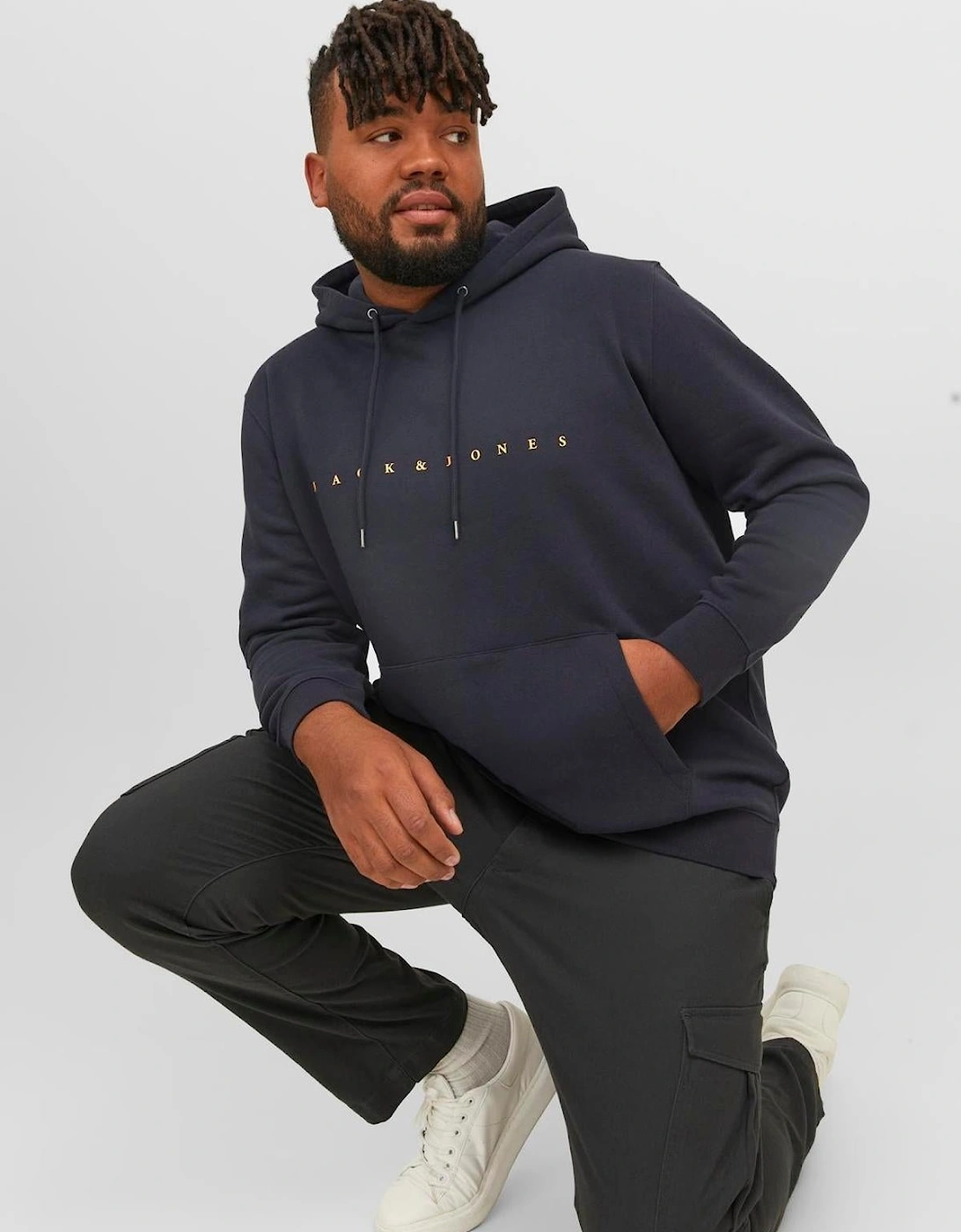 Mens Star Big & Tall Pullover Hoodie