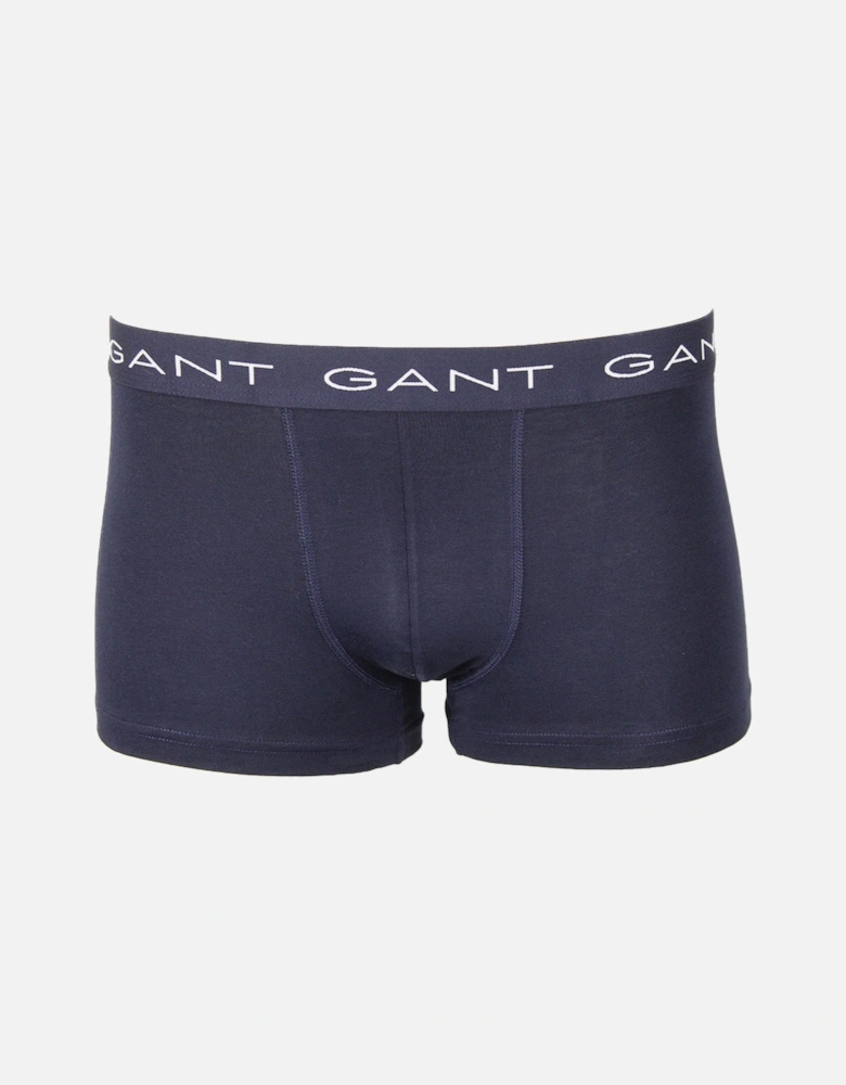 3-Pack Skier Print Boxer Trunks Gift Set, White
