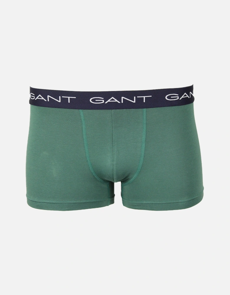3-Pack Skier Print Boxer Trunks Gift Set, White