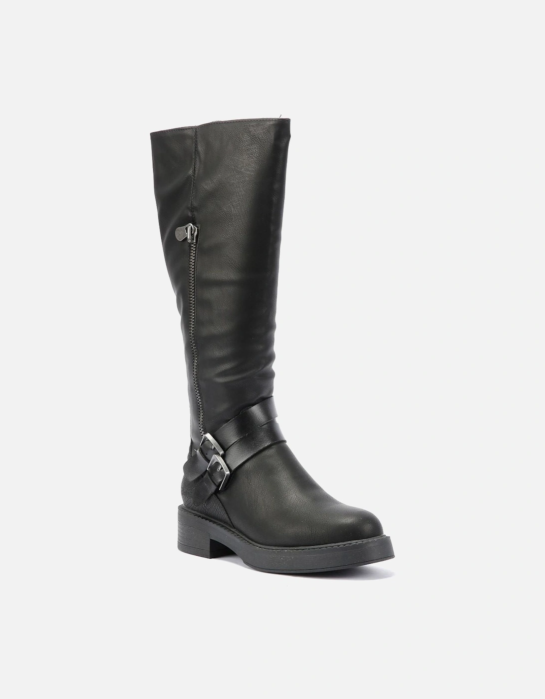 Virtue 2 Faux Leather Women's Black Boots