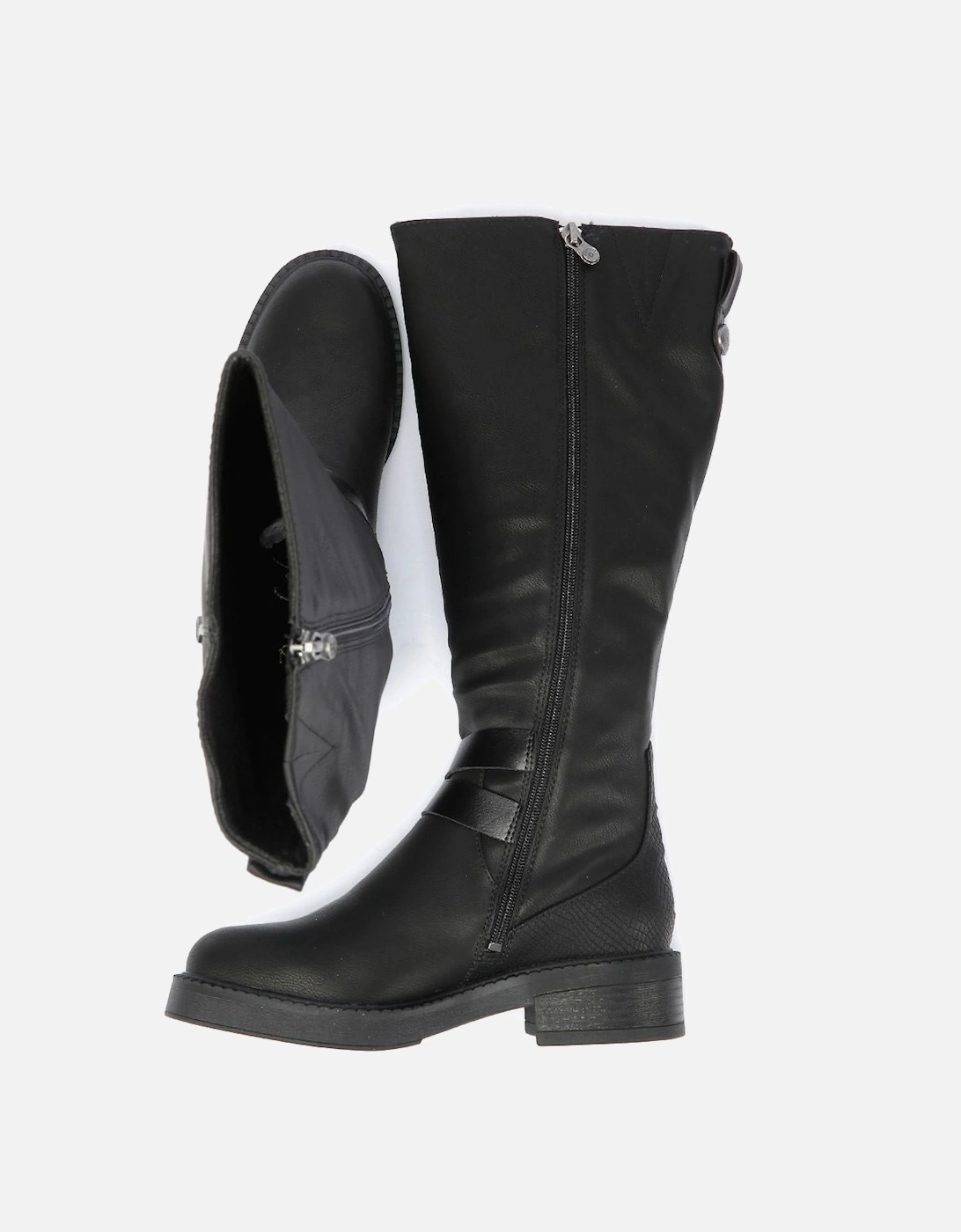 Virtue 2 Faux Leather Women's Black Boots