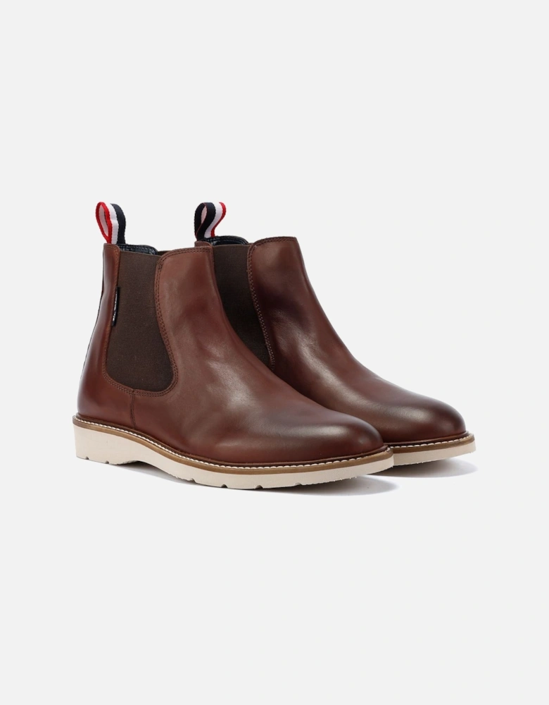 - BS34633 MENS HAMPTON CHELSEA BOOT LEATHER BURGUNDY