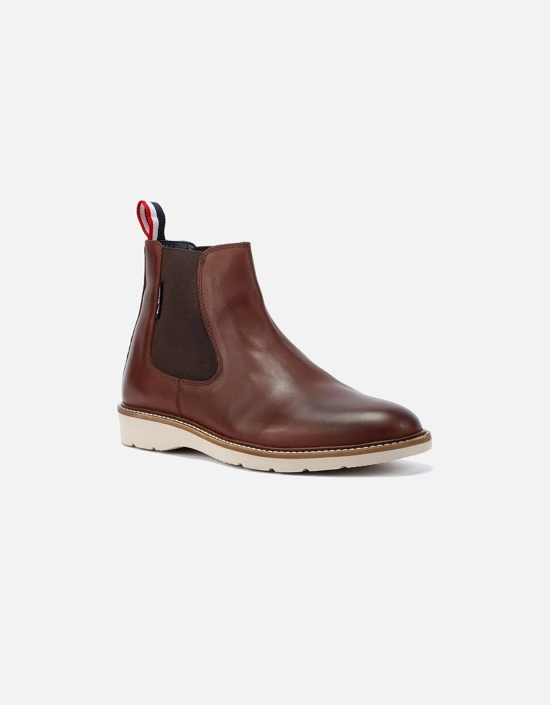 - BS34633 MENS HAMPTON CHELSEA BOOT LEATHER BURGUNDY