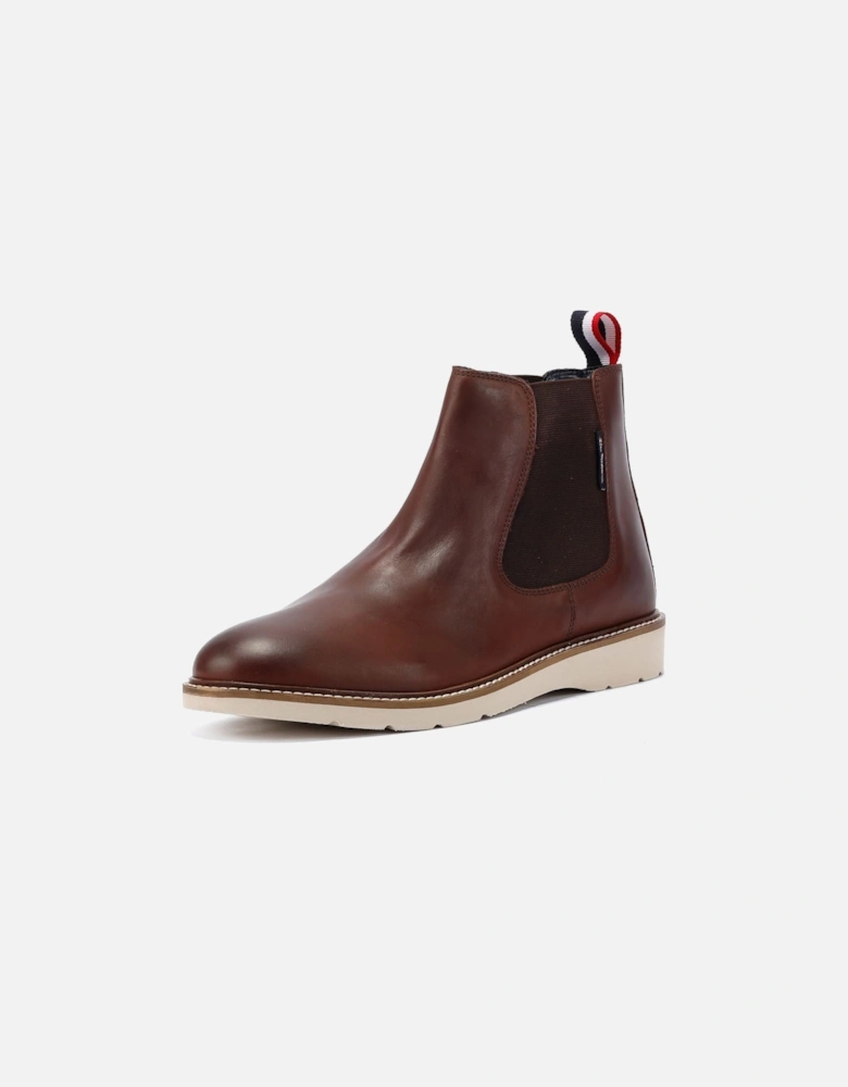 Hampton Leather Men's Burgundy Boots