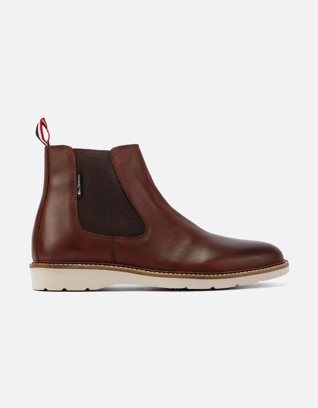 - BS34633 MENS HAMPTON CHELSEA BOOT LEATHER BURGUNDY