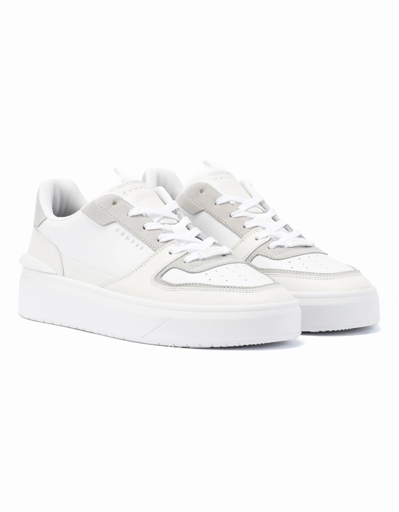 Surefire Tennis Leather Men's White/Grey Trainers