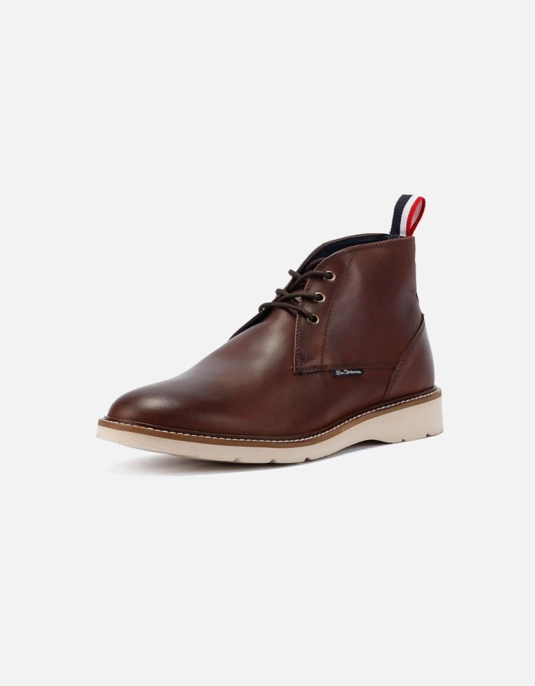 Hampton Leather Men's Burgundy Boots