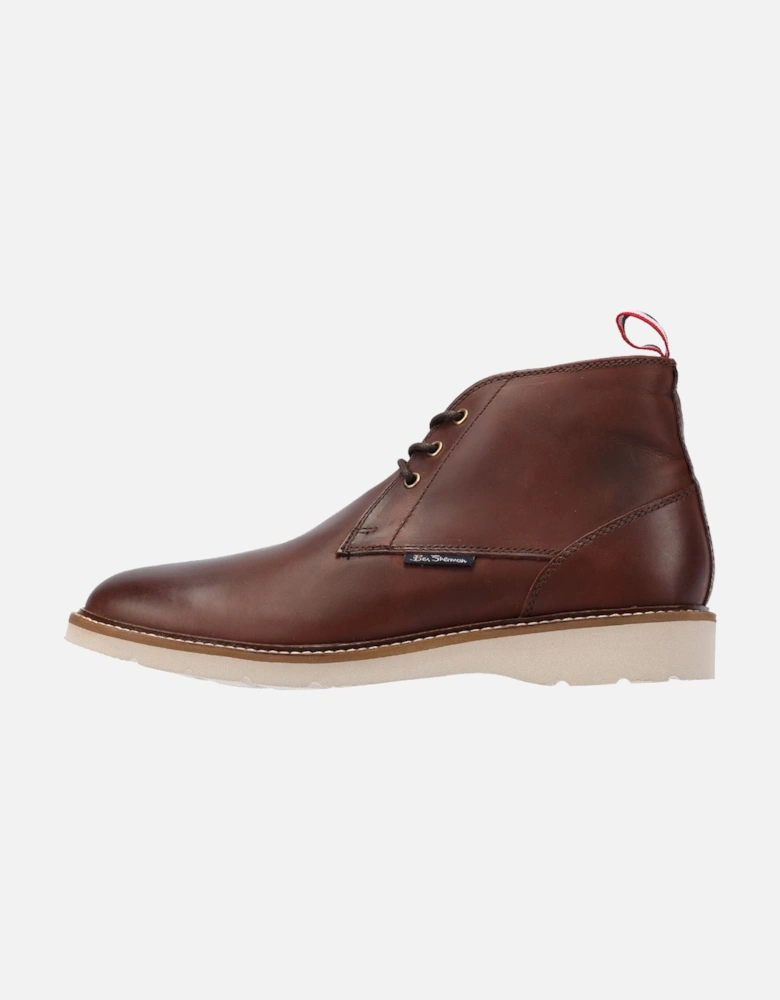 Hampton Leather Men's Burgundy Boots