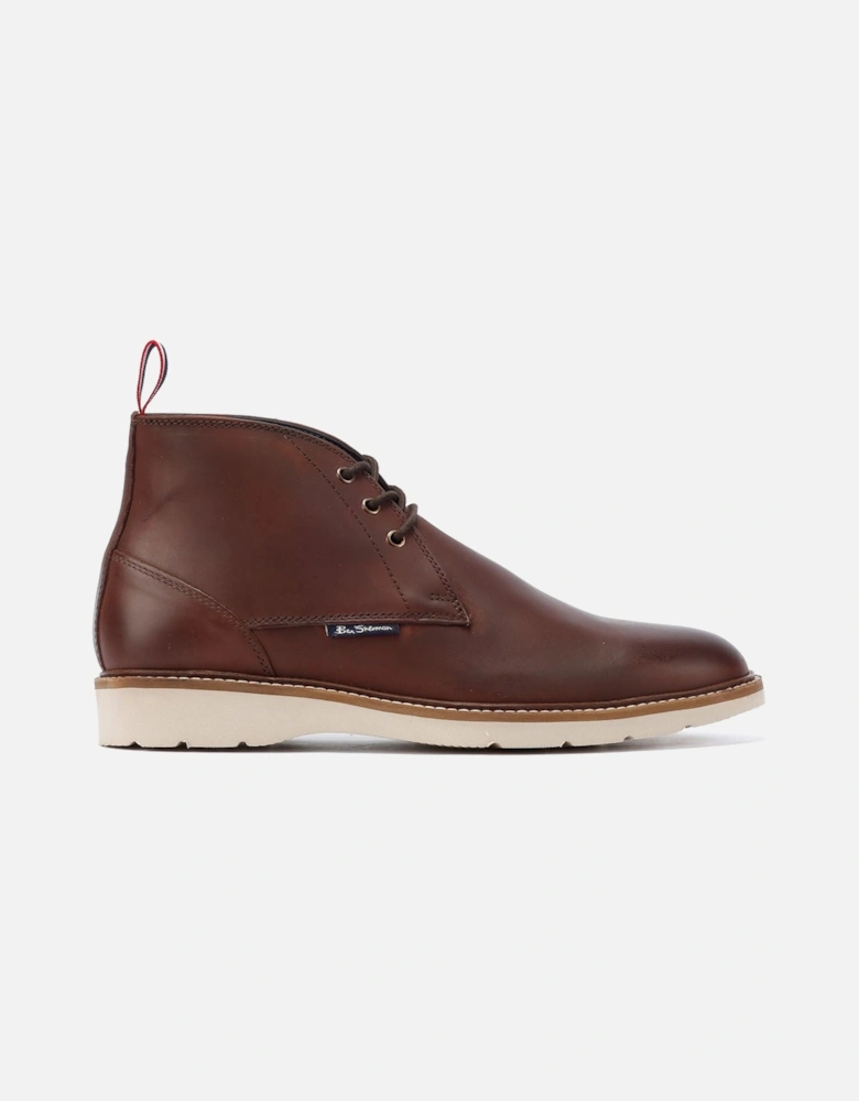 Hampton Leather Men's Burgundy Boots