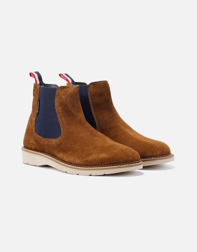 - BS34634 MENS HAMPTON CHELSEA BOOT SUEDE TAN