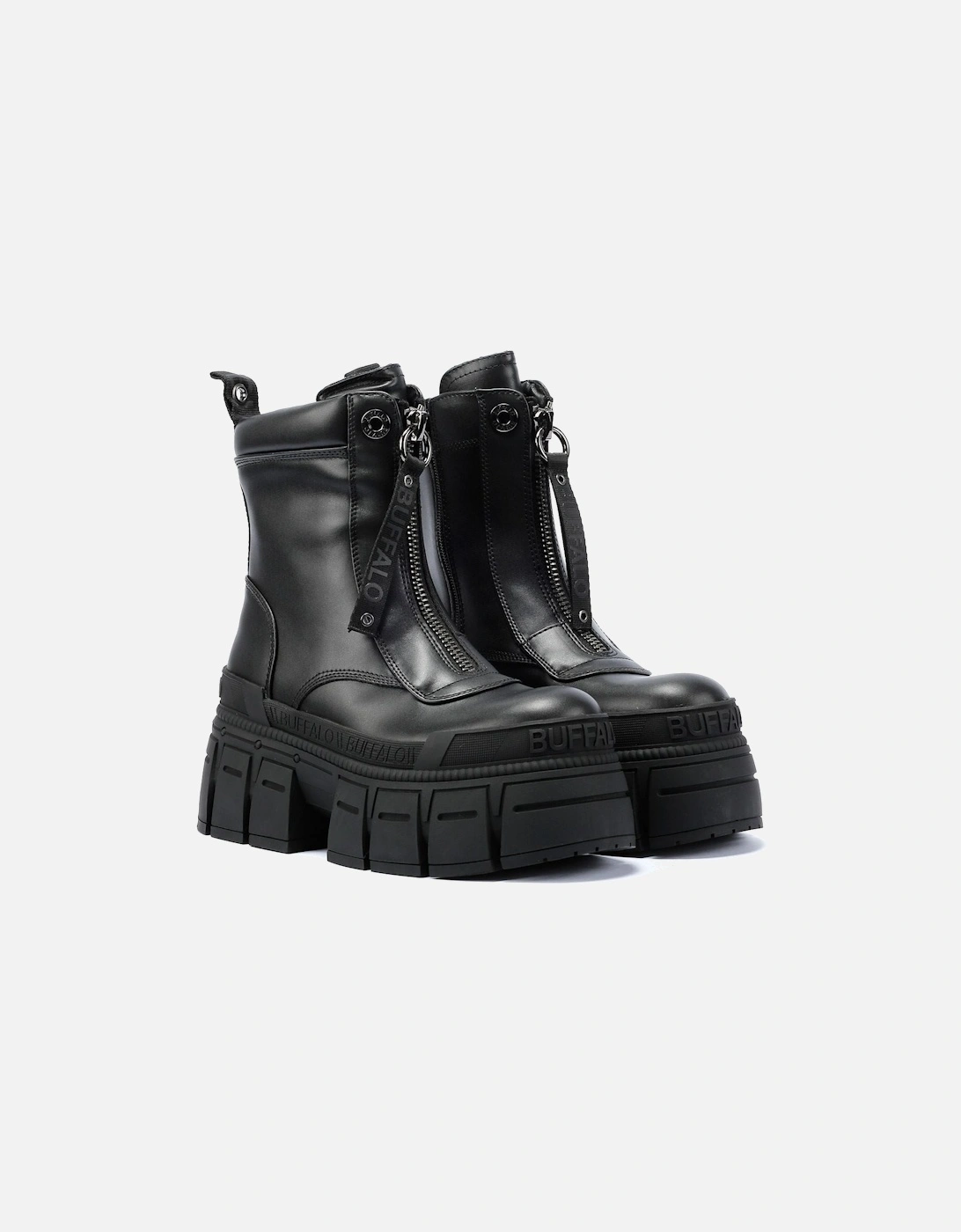 Gospher Zip Women's Black Boots, 9 of 8