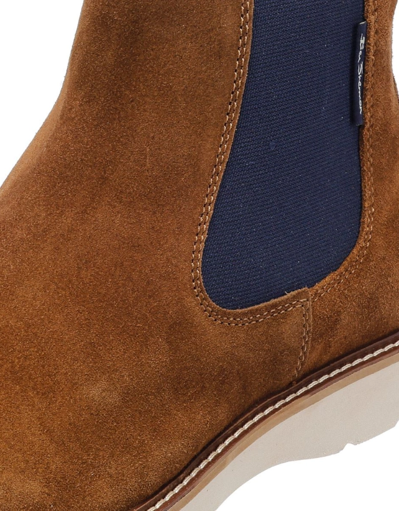 - BS34634 MENS HAMPTON CHELSEA BOOT SUEDE TAN