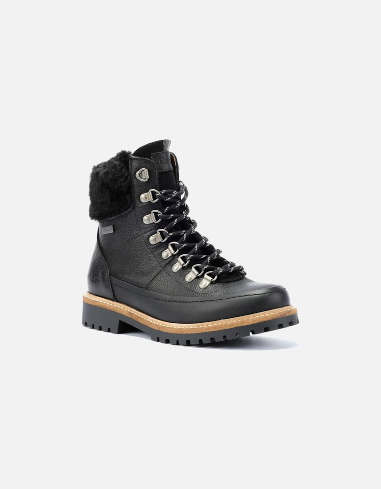 Woodside Hiker Leather Women's Black Boots