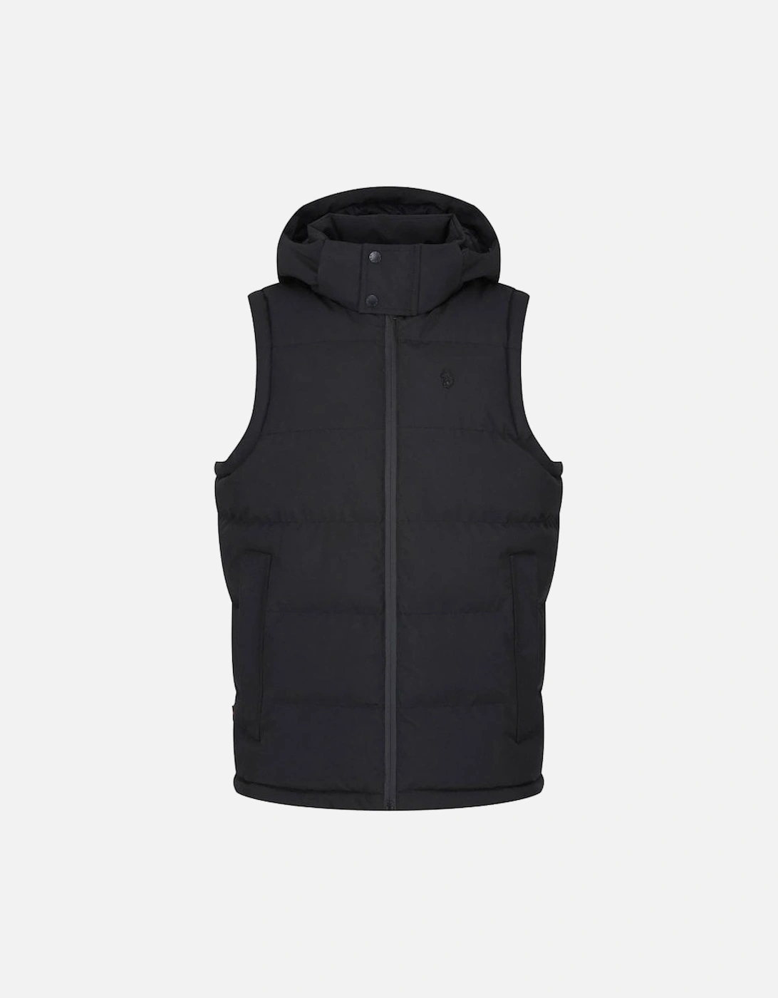 Luke Vienna Quilted Gilet Black