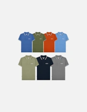 Gold White/Navy/Clay