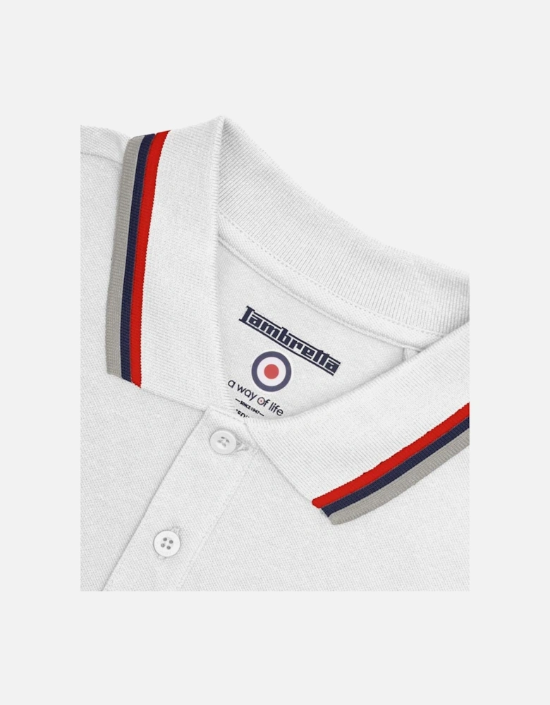 Lambretta Mens Triple Tipped Polo Shirt