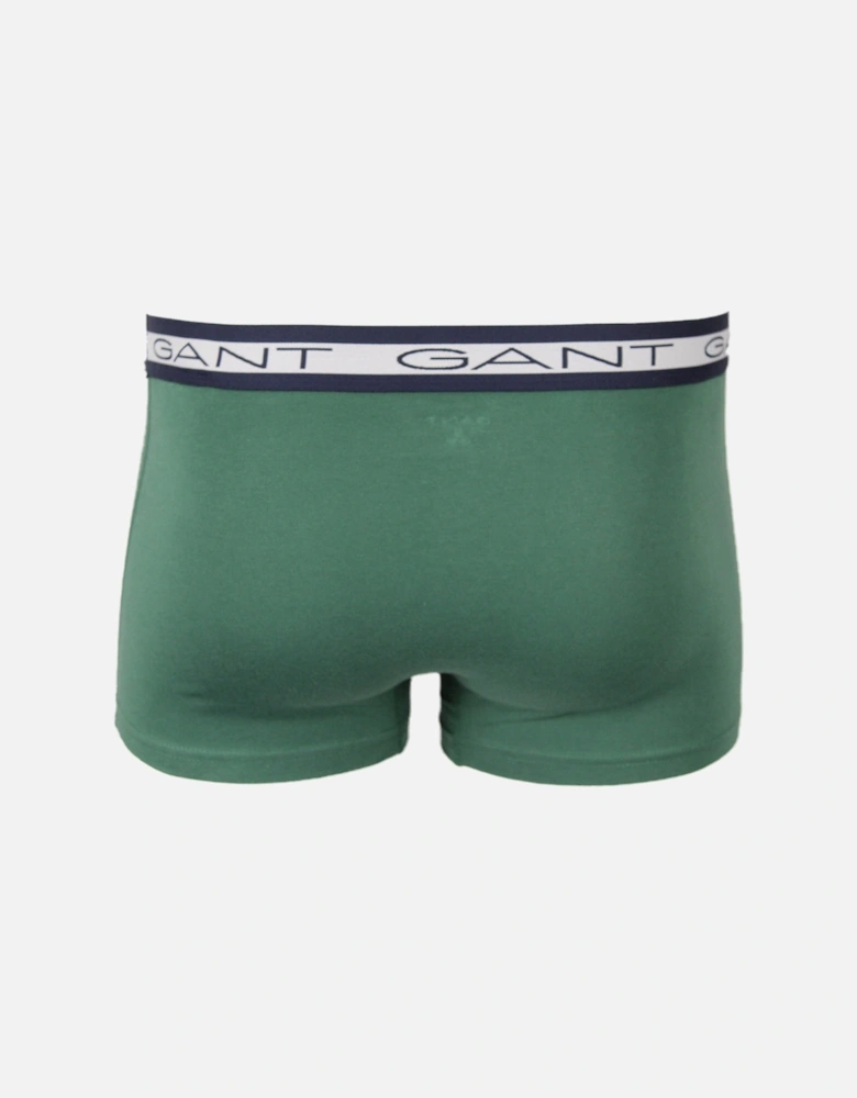 3-Pack Core Boxer Trunks, Woody Green